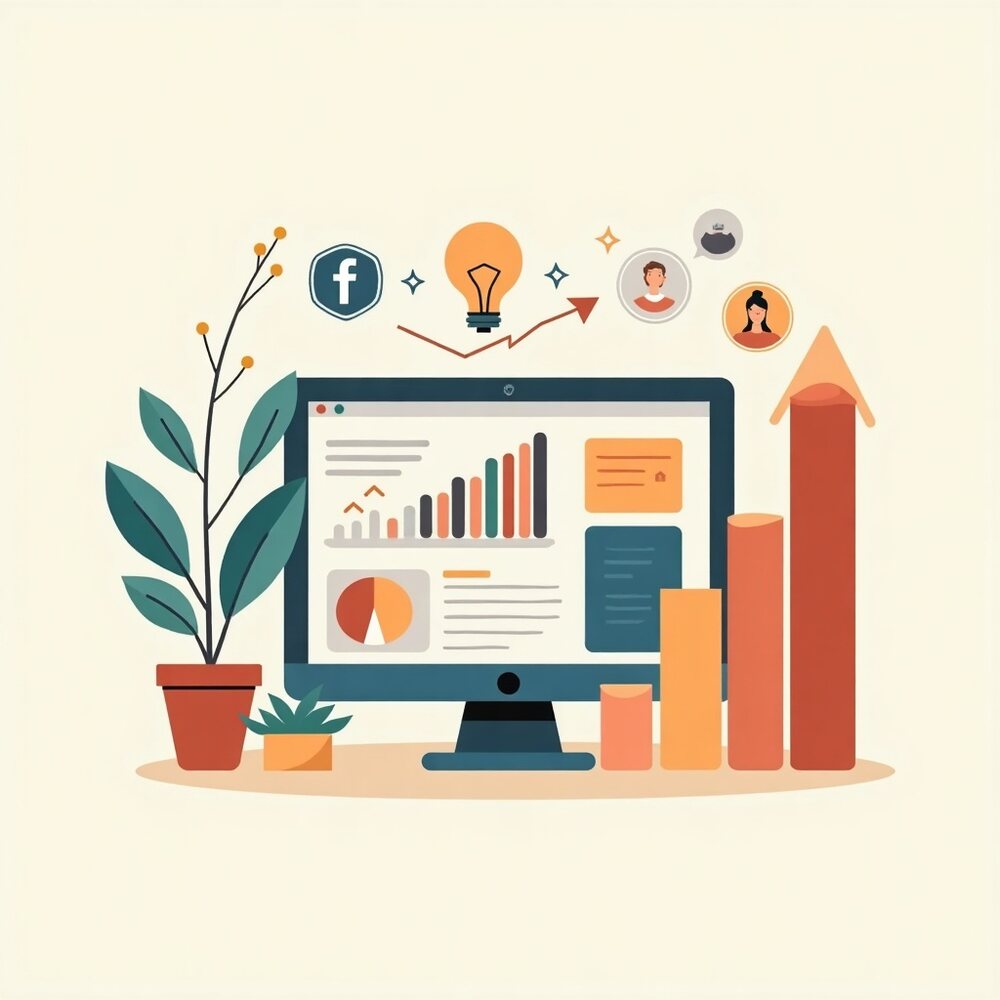 Améliorer son taux de conversion sans forcer la vente, illustration éditoriale par Clara Morel, marketing digital