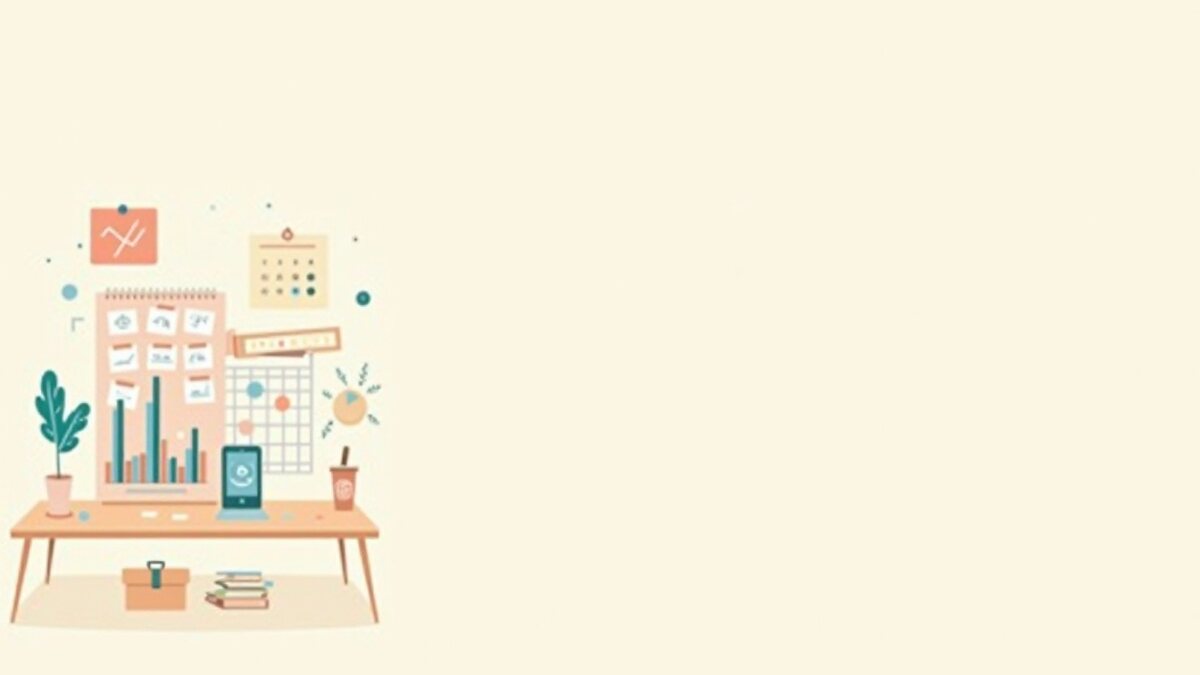 Construire un calendrier éditorial simple et durable, illustration éditoriale par Clara Morel, marketing digital
