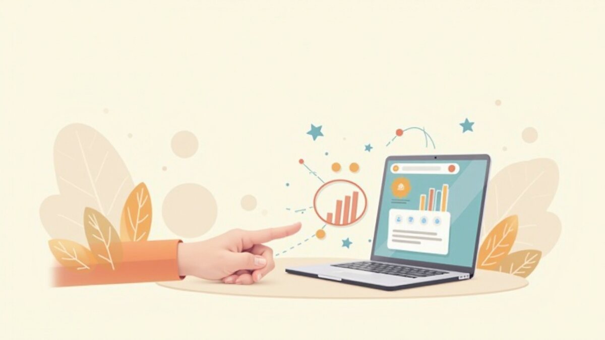 ChatGPT et SEO : méthode simple pour débuter, illustration éditoriale par Clara Morel, intelligence artificielle