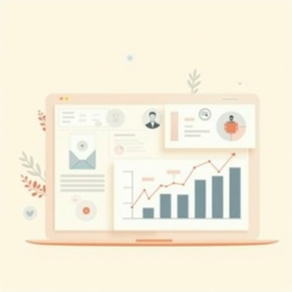 Créer une stratégie marketing digital quand on débute, illustration éditoriale par Clara Morel, marketing digital