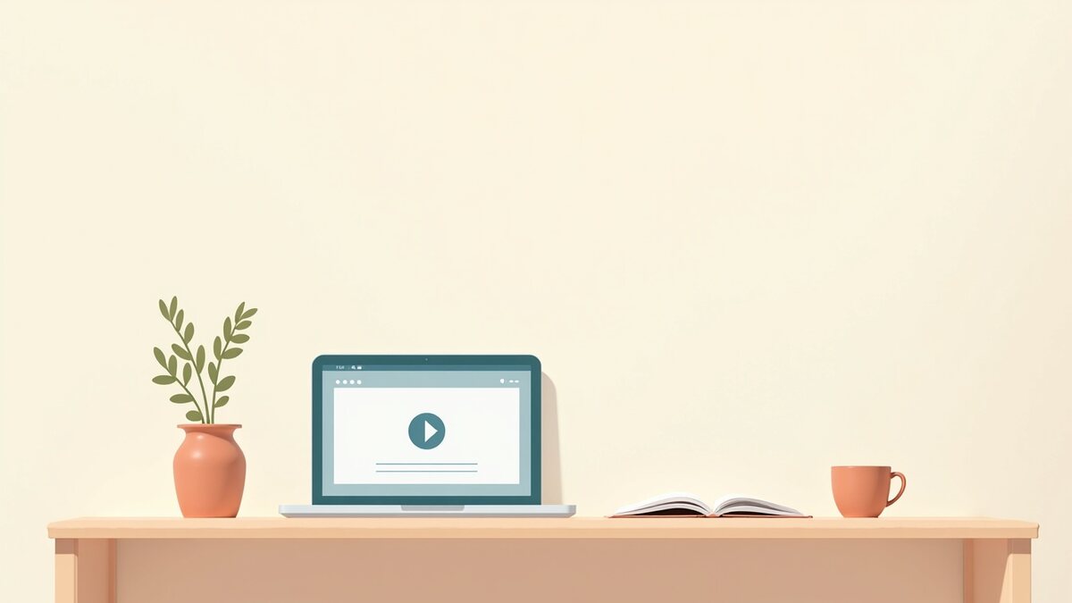 Vendre une petite formation en ligne quand on débute, illustration éditoriale par Clara Morel, business en ligne
