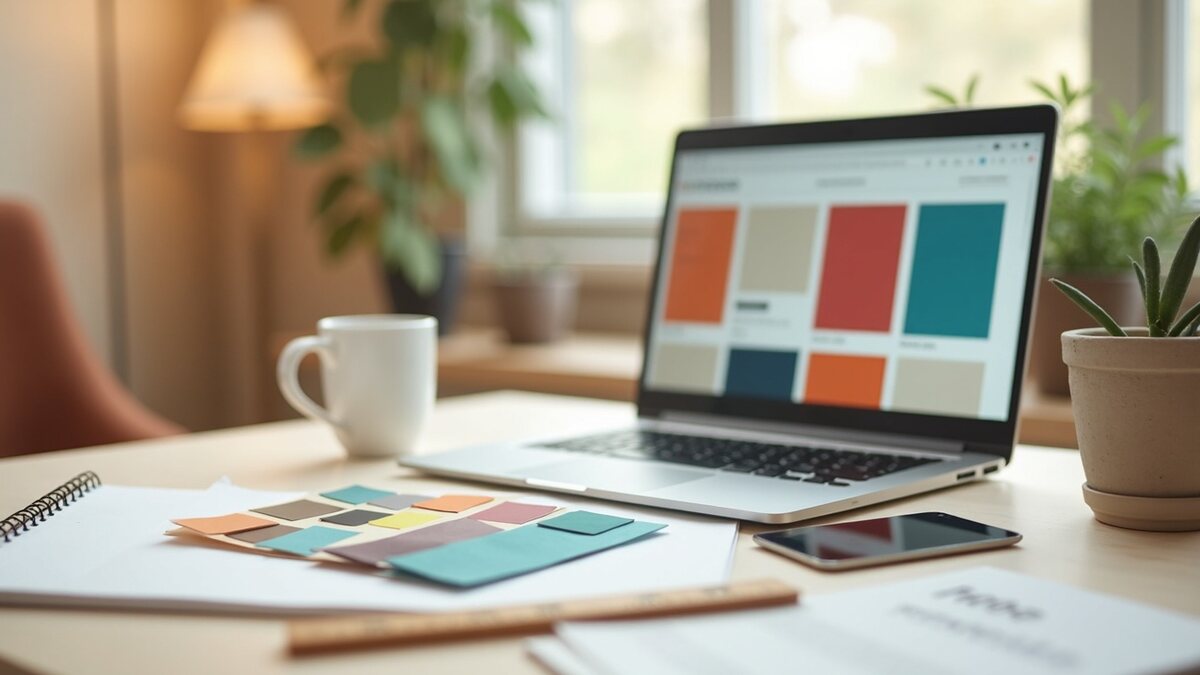 WordPress ou Wix : que choisir pour débuter ?, illustration éditoriale par Clara Morel, création site web